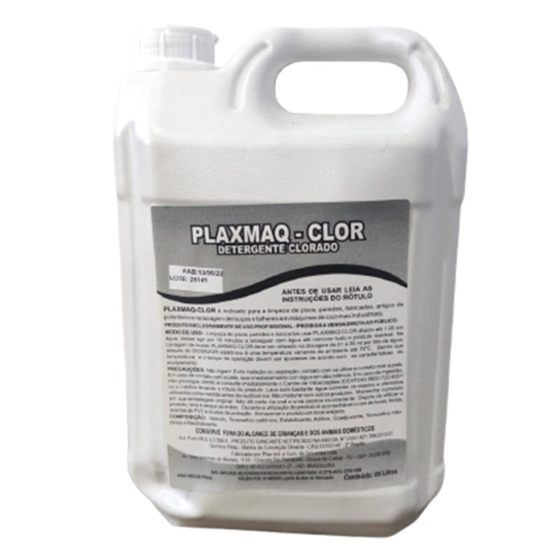 Detergente Plaxmaq Clor L Produtos Clear Limp